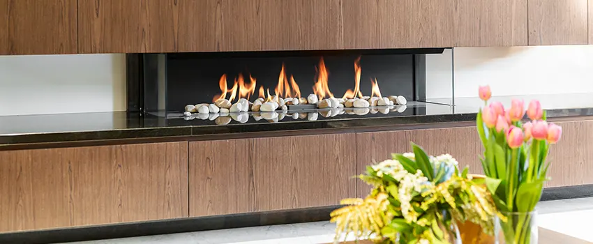 Double-height Fireplace Design Refurbishment in Merced, California