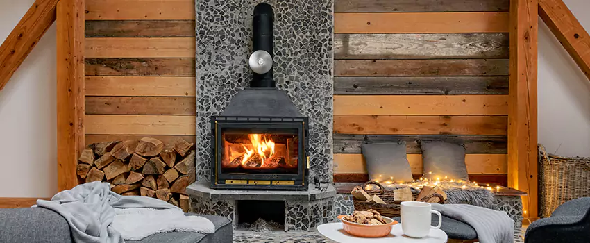 Thelin Hearth Products Direct Vent Gas Stove Fireplace Inspection in Merced, California